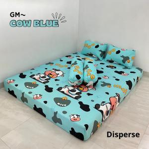 SPREI MOTIF KARAKTER COW FUNNY TERLARIS BERKWALITAS NYAMAN SET SARUNG BANTAL SARUNG GULING