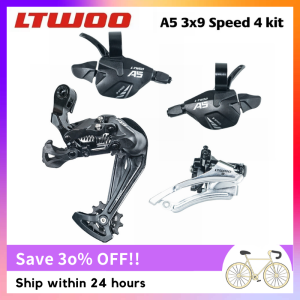LTWOO ชุดเกียร์ A5 3X9 9 9อะไหล่รถจักรยานเสือภูเขาตัวเปลี่ยนเกียร์หลังคันโยกทริกเกอร์ความเร็ว40T X9X7