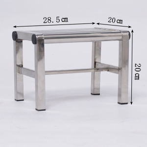 RCYAGO จัดส่งในกรุงเทพฯ เก้าอี้สแตนเลส 4 ขา กลางแจ้ง/เก้าอี้สแควร์ในร่ม กันสนิม แข็งแรงทนทาน หลายไซส์ รับน้ำหนักสูง!