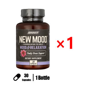 Onnit New Mood Stress Formula Capsules Reduces Anxiety Improves Mood Promotes Sleep