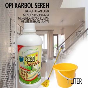 Karbol wangi antiseptik 1 Liter dan 5 Liter pembersih lantai putih susu wangi segar tahan lama