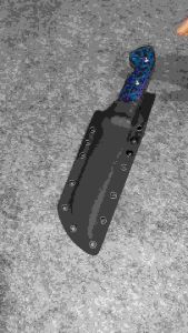 มีดพกตั้งแคมป์เดินป่า เหล็ก: 14N28 Sandvik งานเต็ม