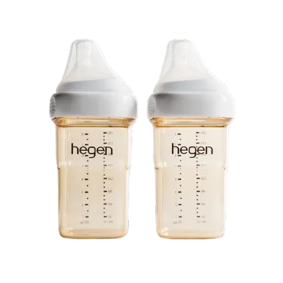 Hegen PCTO 2-Pack Feeding Bottle PPSU 3 Sizes (5 Colors)