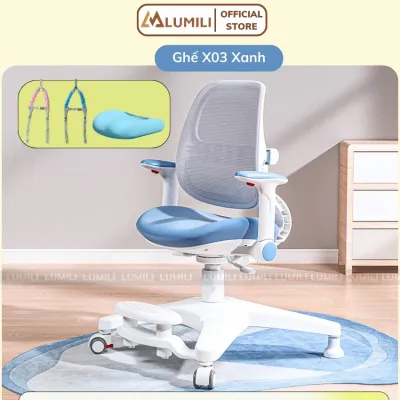 Ghế ngồi học chống gù cao cấp Lumili X03 ghế chống gù chuyên dụng giúp bé có tư thế ngồi chuẩn ghế học sinh thông minh cho trẻ em