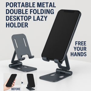 Cell Phone Holder Rotatable All-metal Four-pin Shaft Solid Support Bar Portable Does not Take Up Much Space