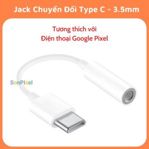 Jack Cắm Tai Nghe GG Google Pixel Chuyển Đổi Cổng Type C Sang 3.5mm
