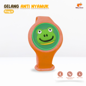BABY U GROW - Gelang Jam Anti Nyamuk Strap LED | Karakter Anak