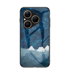 Casing For Huawei Pura 80 Pro + Plus Pura80 Ultra 80Pro Pro+ 80Ultra 5G 2025 Phone Case Starry Sky Case Tempered Glass Soft Silicone Frame Hard Phone Back Cover For Pura80