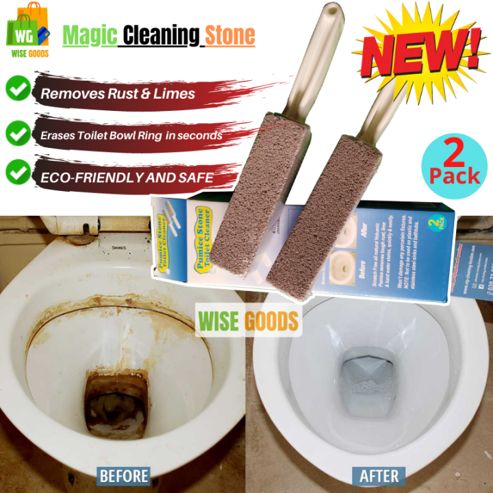 Pumice stone for toilet clean calcium sediment, limescale, and hard