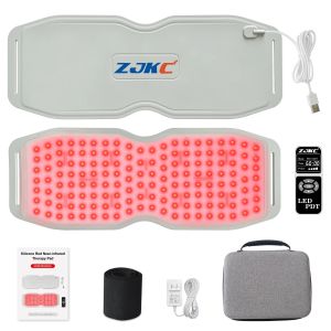 ZJZK Red Light Therapy Belt 660nm 850nm 940nm Red Light Therapy For Feet Arms Body Pain Relief Waist Muscle Massger Gift