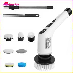【NEW】 Wireless Electric Spin Scrubber Rechargeable Cleaning Brush for Kitchen Bathroom Heavy Duty Waterproof Design