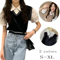 Korean Version polo Collar Loose Short-Sleeved T-Shirt Female Student