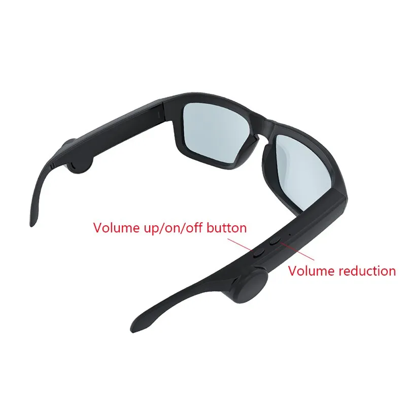 Smart Bluetooth Sun Glasses Outdoor Running Cycling Semi-Open
