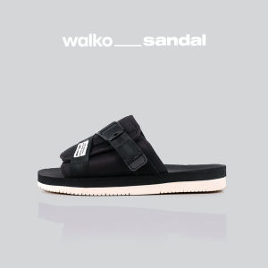 Walko - Sandal Traveling Casual Slide Slip On Pria dan Wanita - Hazel Black