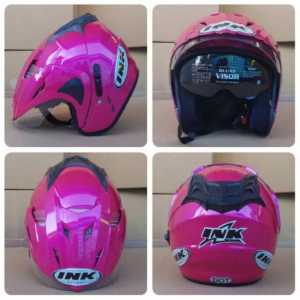 HELM INK DOUBLE VISOR BASIC FDL BER SNI