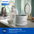 Nồi Cơm Điện Philips Dòng 1000 Series Philips HD3008/30 - Hàng Phân Phối Chính Hãng. 