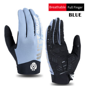 WEST BIKING Breathable Cycling Gloves GEL Shockproof Full Finger Bicycle Gloves Touch Screen Anti-Slip MTB Road Bike Cycling Gloves