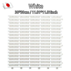 30x30cm Anti-Slip Bath Mat DIY Adjustable Splicing Drainage Shower Mat Janpan Original Waterproof Eco-friendly Removable Soft Thickened Non-slip Feet Massage Toilet Kitchen Balcony Household Accessories Decoration