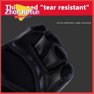 zhanjietun Boxing Gloves Half Finger Gloves Thickened Adult Gloves Punching Sandbag Fighting Fighting Gloves