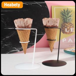 【2-3 days delivery】 Ice Cream Cone Holder Display Stand Birthday Wedding With Base Popcorn Reusable