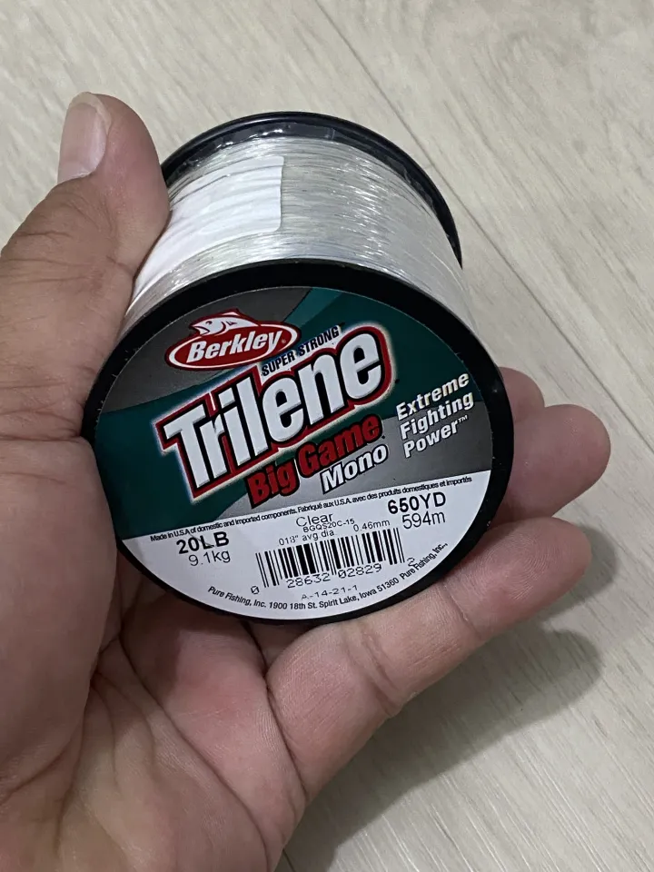 Promo Senar Pancing Berkley Trilene Big Game Tuna Emas Baru - 17LB