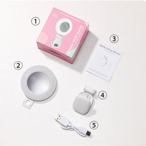 ✔[🇹🇭พร้อมส่ง]คลิปไฟเซลฟี่ ไฟหนีบมือถือ แบบหนีบกับโทรศัพท์มือถือ มีไฟให้เลือก 3 แบบ พร้อมกระจกเซลฟี่ D6