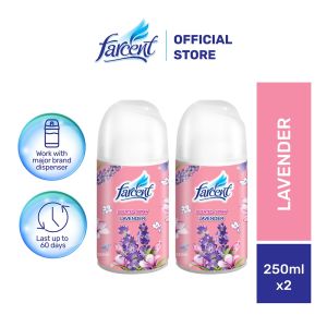 Bundle of 2 - Farcent Scented Spray Air Freshener Air Care (250ml x 2)