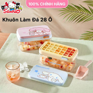 Khay Làm Đá Sanrio My Melody 28 Ô Có Nắp Nhựa PP PET LFB427