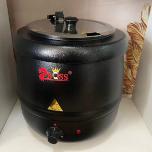 หม้ออุ่นซุป ไฟฟ้า ขนาด10ลิตร สแตนเลสสีดำ 🚩มีพร้อมส่ง
