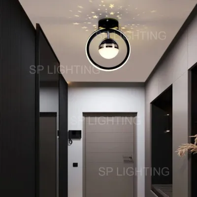 Modern Star LED Ceiling Lamp Creative Design Ceiling Lamp Indoor Lighting Hallway Balcony Aisle Lampu Siling