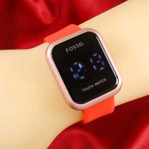 [99JAYASTORE] COD✅PROMO Fashion WATCH Premium TERLARIS Jam Tangan LED DIGITAL FOSIL TOUCHSCREEN New FW4587L Series WANITA Tali KARET |RUBBER| Diameter : 35 cm ✔️TANGGAL & BULAN AKTIF Free BOX Exclusive Dan BATERAI Cadangan WATER RESIST (TAHAN AIR)