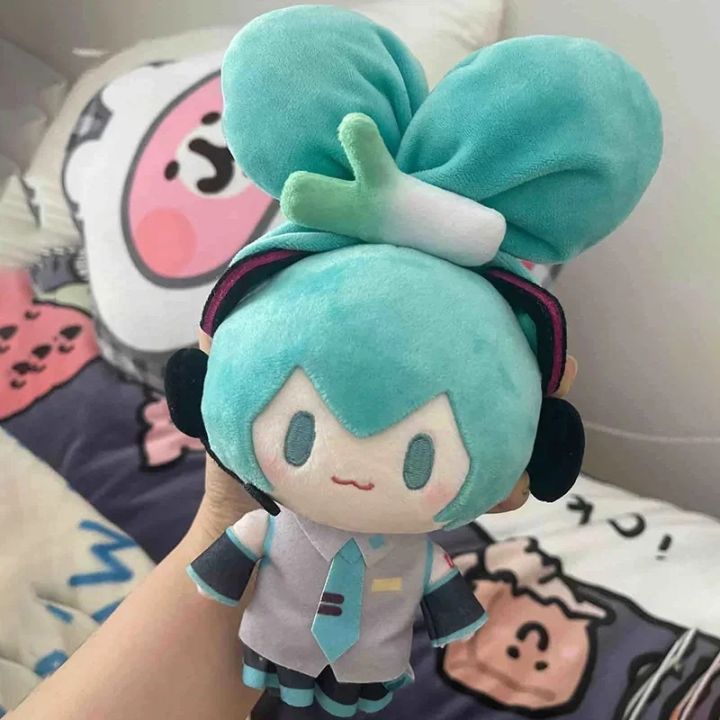 15cm Hatsune Miku Kawaii Q Version Figure Plush Doll Anime Peripheral ...