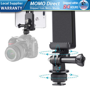 1 Pcs 1/4 Inch Flash Hot Shoe Screw Adapter Tripod Mount Phone Clip Holder