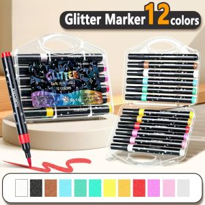 48 color acrylic marker set colored pen highlighter pen set coloring materials set markers color pen