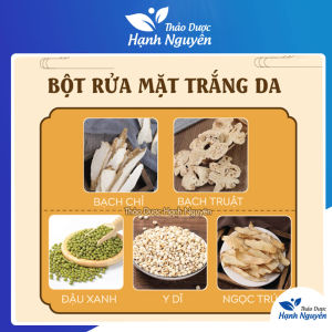 Bột rửa mặt đắp mặt trắng da Yujisan 100g (Công thức cổ ngọc trúc y dĩ bạch chỉ bạch truật đậu xanh)