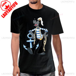 Hot Sale Humor Cartoon Nu Pogodi Russian Animation T-shirt Casual Fashion Loose Short Sleeve Cotton Tshirt Summer Man T Shirt