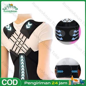 Korset Punggung Alat Terapi Belt Penegak Postur Tulang Belakang Badan Bungkuk