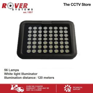Rover Systems 56 Lamps White Light 120 meters range CCTV Illuminator