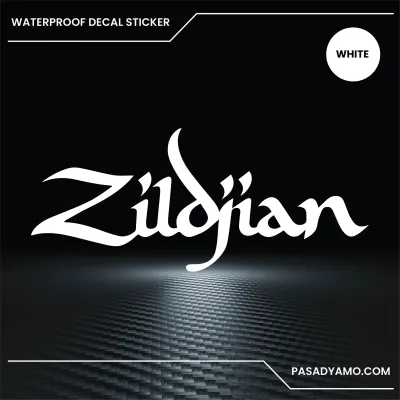 Zildjian Logo Drums Decal Sticker for Cars Motorcycles Laptops Skateboards Instruments