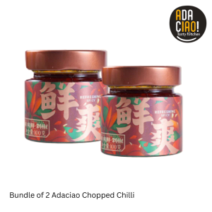 2 Bottles Adaciao Fresh and Spicy Chopped Chilli
