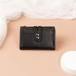 DOMPET LIPAT PENDEK WANITA | KULIT ASLI | 귀여운