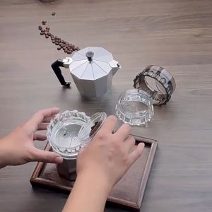 Dosing Funnel Ring Dosing Ring with Distrbutor Function for Portafilters Espresso Tamper Ring Espresso Dosing Funnel Coffee Dosing Ring Coffee Dosing Funnel