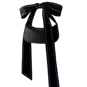 Bowknot Studded túi xách cho hợp thời trang túi đeo vai da PU cho nữ nách ví cho các bên và lễ hội