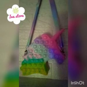 Tas Pop It LED Unicorn Jumbo: Tas LED Unik untuk Anak