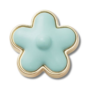 jibbitz  charm หัวเข็มขัดโลหะ Pearl Bow Chain DIY ตกแต่งเพิ่มสไตล์แฟชั่นรองเท้า จิ๊บบิท ตัวติดรองเท้า