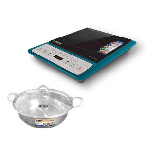 Bếp từ đơn Koreno Thái Lan KN-869 công suất 2000W kèm Nồi Inox 26cm hàng chính hãng bảo hành 12 tháng