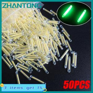 ZHANTONG 50PCS lot 2.2-4.5mm Light Night Fishing Float Rod Lights Dark Glow Stick Fishing