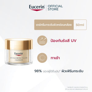 Eucerin HYALURON-FILLER + ELASTICITY THIAMIDOL DAY CREAM SPF30 50 ML ยูเซอริน ไฮยาลูรอน เดย์ครีมลดเลือนริ้วรอย ยกกระชับ