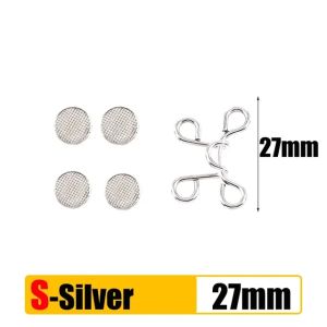 5Set Nail-free Metal Jeans Button Snaps Detachable Pants Clips Buttons Pins DIY Waist Tightener Clothing Buckles Sewing Tools