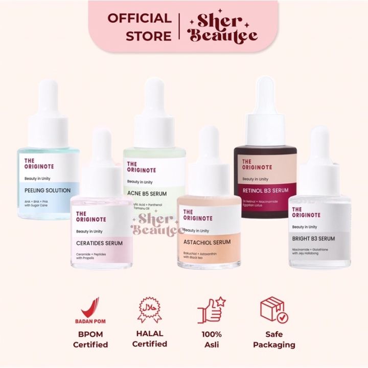 The Originote Serum All Varian 20ml Serum Acne Care Sherbeautee 